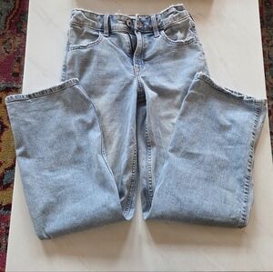 Abercrombie Kids High Rise Wide Leg Jeans